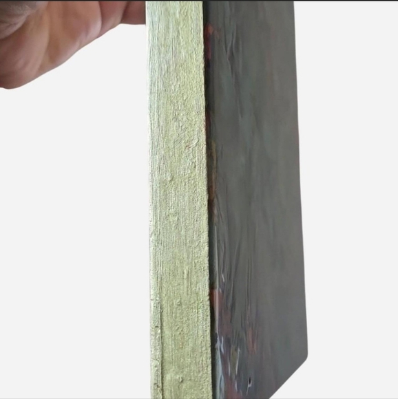 Original Handpoured Resin Art On Wooden Canvas ( Beauty In The Mist Of Chaos ) - Picture 5 of 7